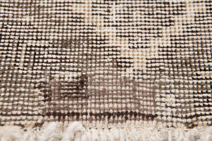 6' 7 x 9' Hand Knotted Ultra Vintage Persian Wool Rug