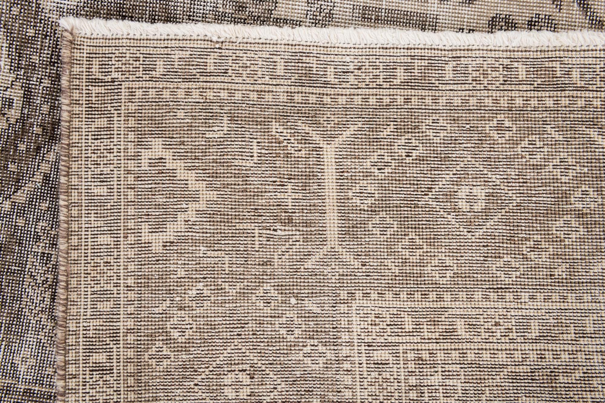 6' 7 x 9' Hand Knotted Ultra Vintage Persian Wool Rug
