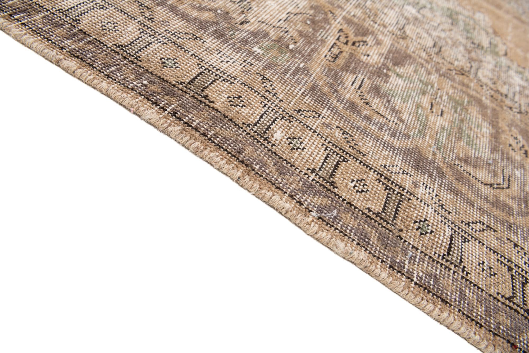 10' x 13' Hand Knotted Ultra Vintage Persian Wool Rug