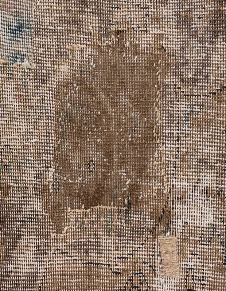 Detail image of 10' x 13'  Hand Knotted Ultra Vintage Persian Wool Rug