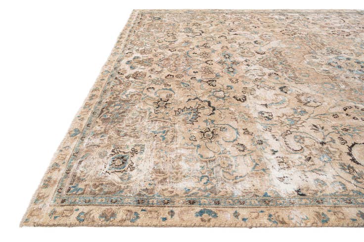 Detail image of 7' 1 x 10' 8 Hand Knotted Ultra Vintage Persian Wool Rug