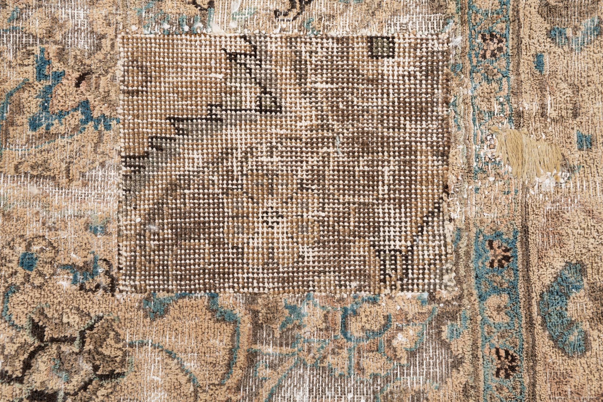 7' 1 x 10' 8 Hand Knotted Ultra Vintage Persian Wool Rug