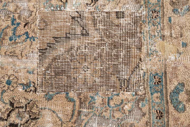 7' 1 x 10' 8 Hand Knotted Ultra Vintage Persian Wool Rug