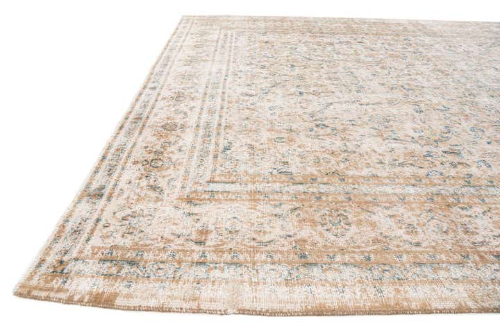 9' 7 x 12' 10 Hand Knotted Ultra Vintage Persian Wool Rug