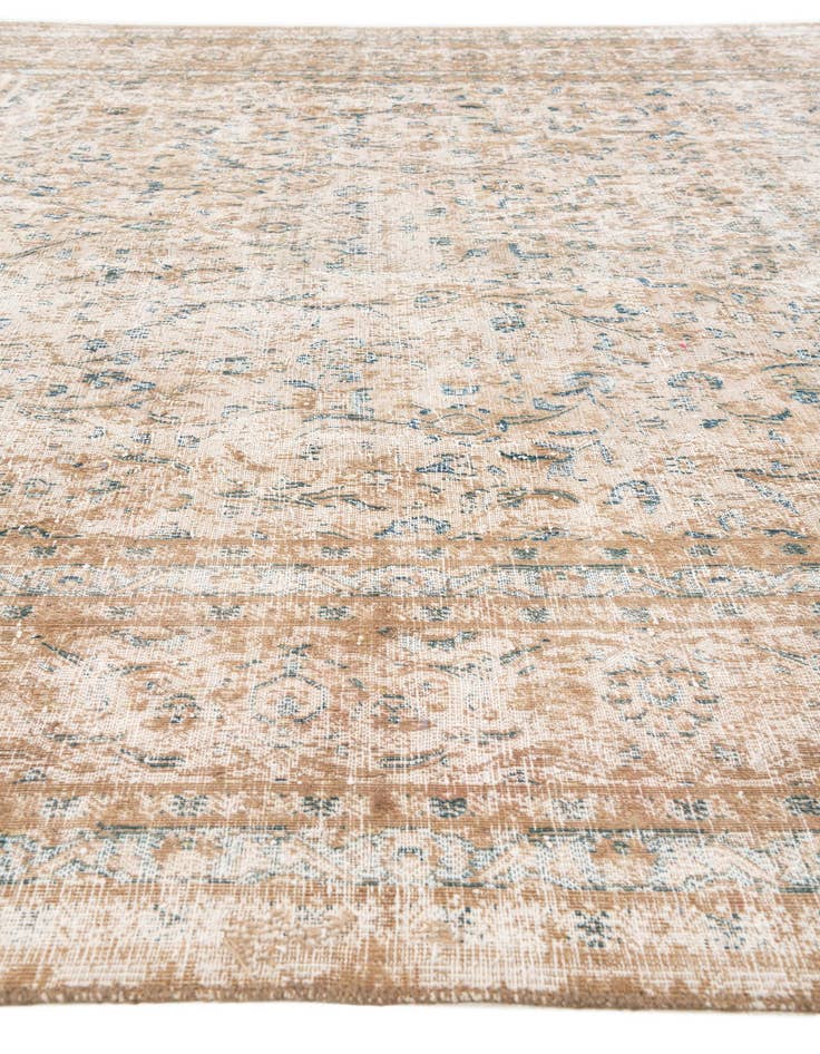 Detail image of 9' 7 x 12' 10  Hand Knotted Ultra Vintage Persian Wool Rug