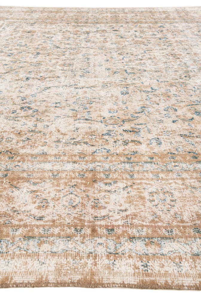 9' 7 x 12' 10 Hand Knotted Ultra Vintage Persian Wool Rug