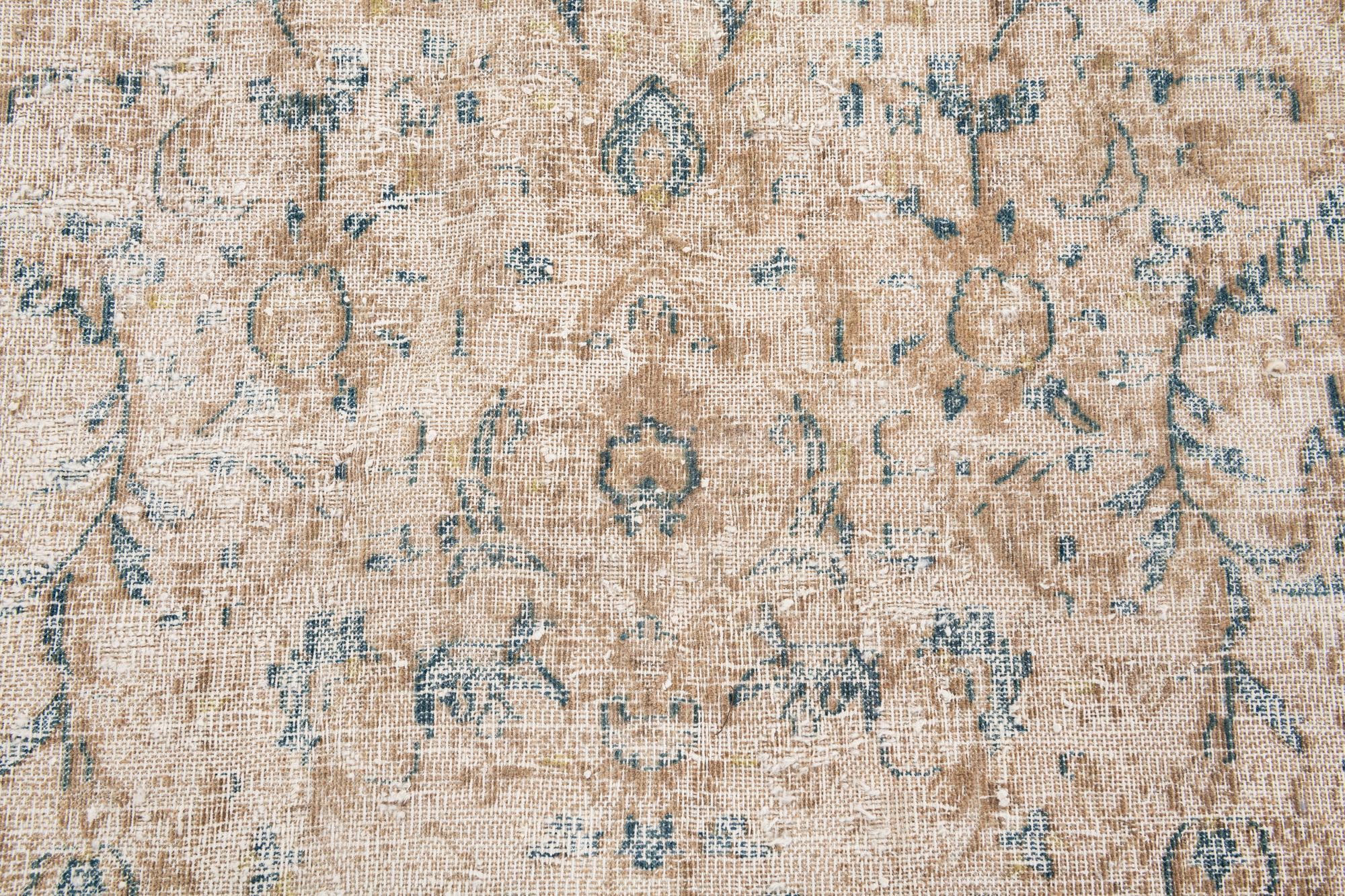9' 7 x 12' 10 Hand Knotted Ultra Vintage Persian Wool Rug
