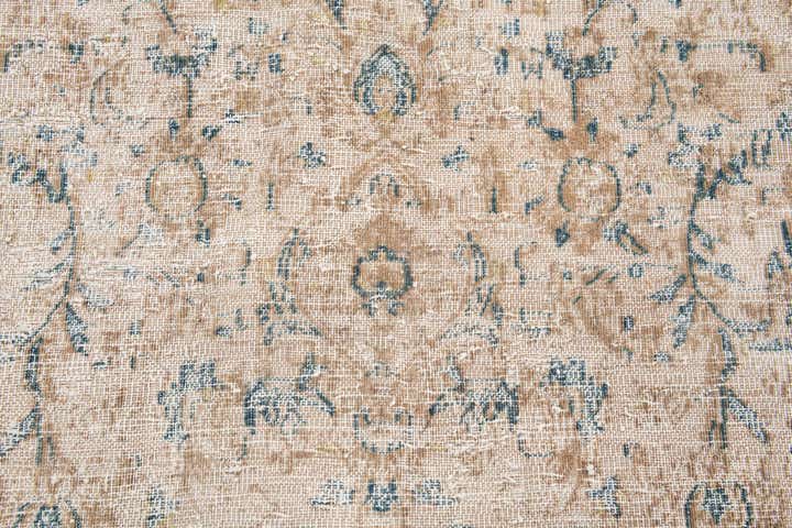 9' 7 x 12' 10 Hand Knotted Ultra Vintage Persian Wool Rug