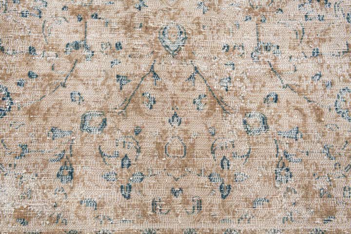 9' 7 x 12' 10 Hand Knotted Ultra Vintage Persian Wool Rug