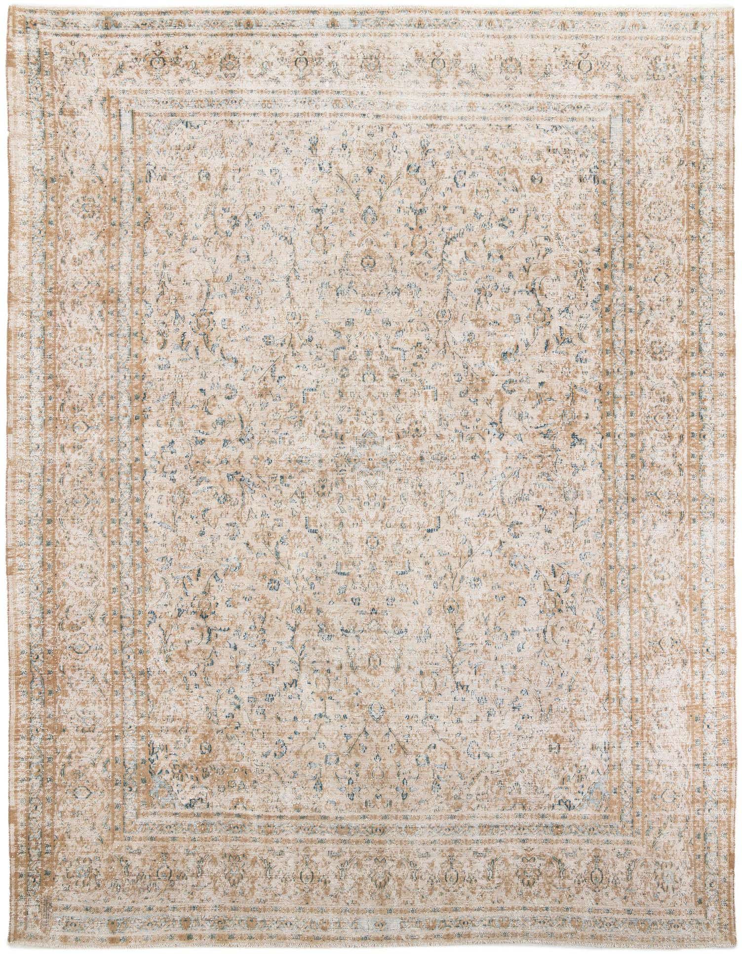 Primary image 9' 7 x 12' 10  Hand Knotted Ultra Vintage Persian Wool Rug