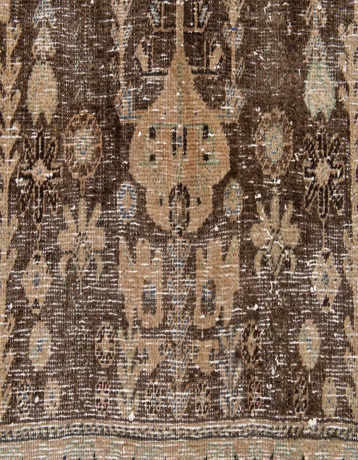 Detail image of 5' 1 x 8' 8  Hand Knotted Ultra Vintage Persian Wool Rug