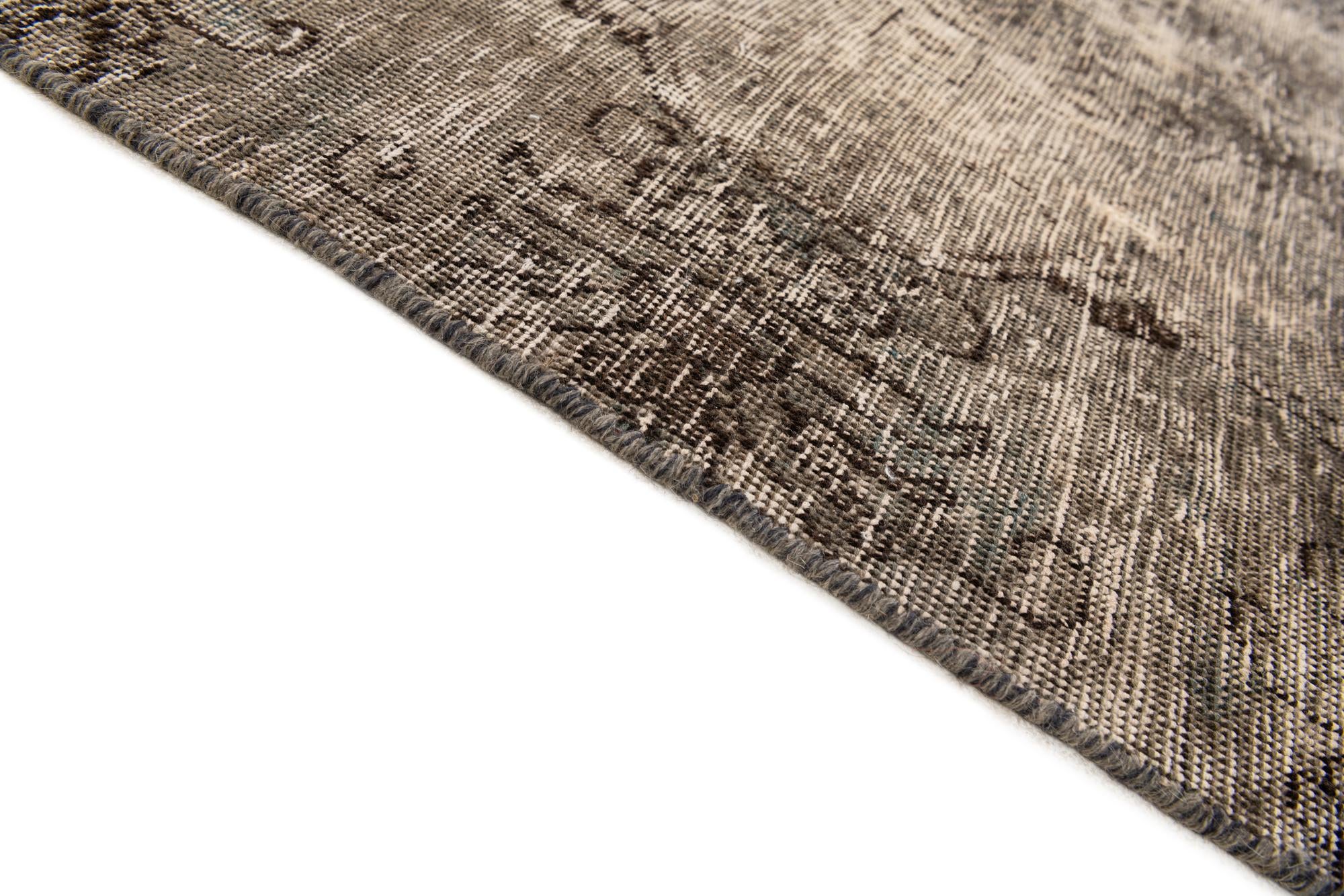 4' x 7' 4 Hand Knotted Ultra Vintage Persian Wool Rug
