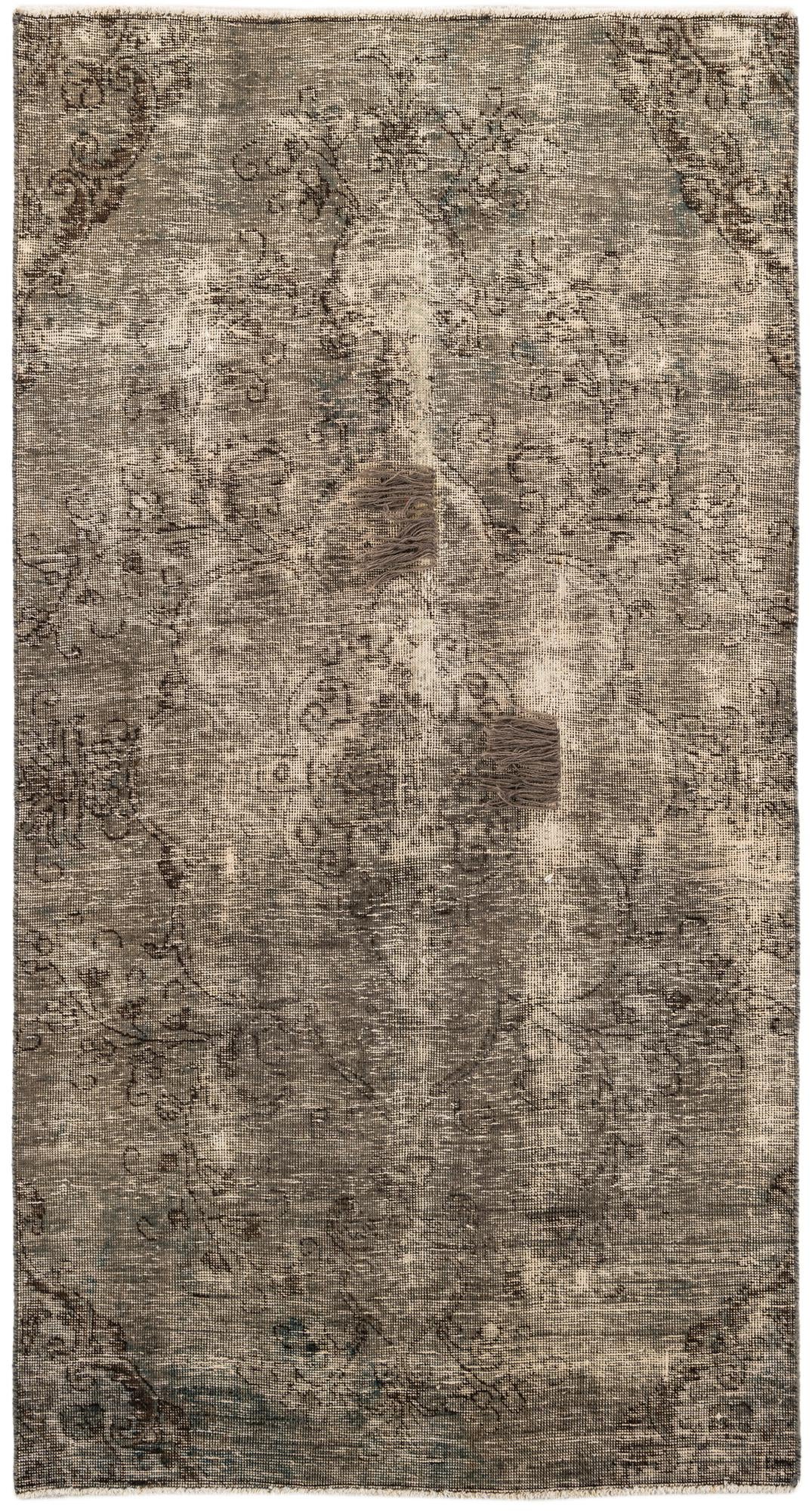 4' x 7' 4 Hand Knotted Ultra Vintage Persian Wool Rug