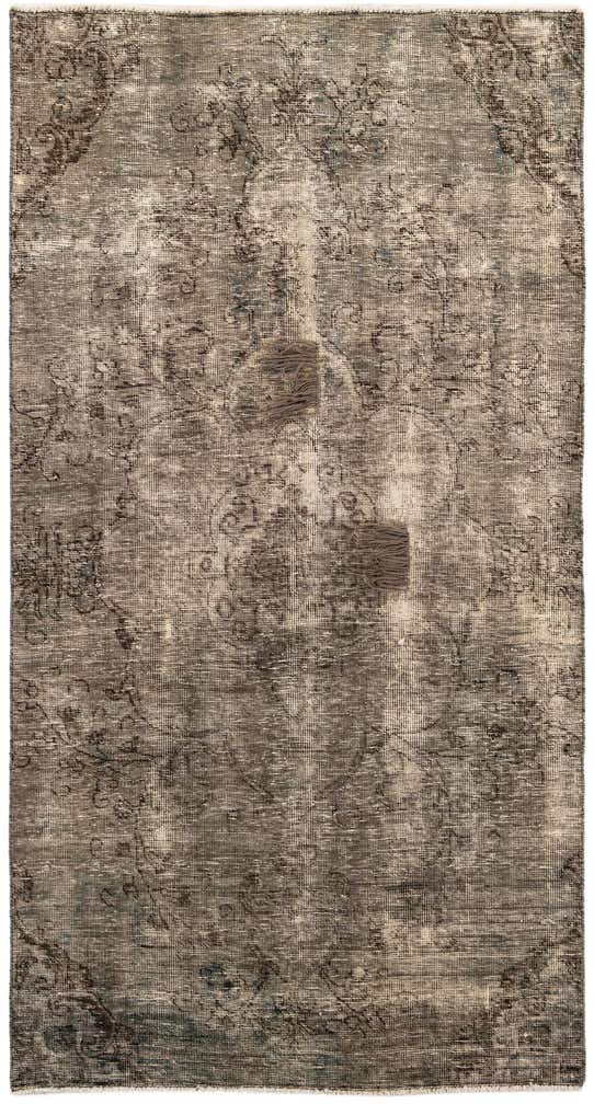 4' x 7' 4 Hand Knotted Ultra Vintage Persian Wool Rug