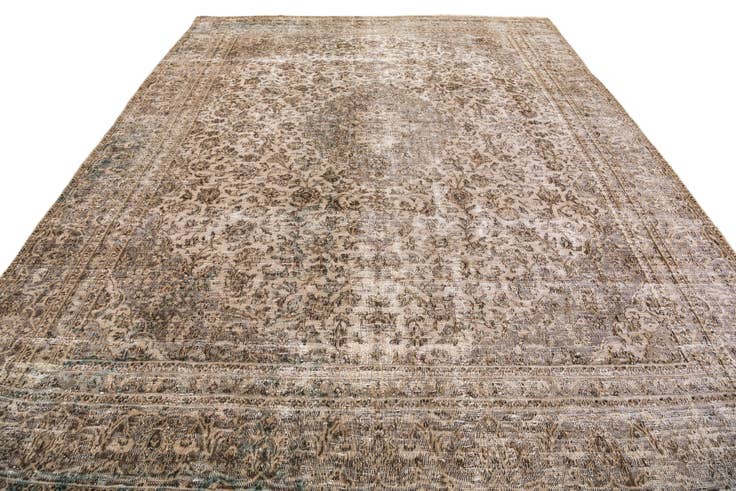 Detail image of 9' x 11' 5 Hand Knotted Ultra Vintage Persian Wool Rug