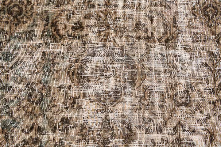 9' x 11' 5 Hand Knotted Ultra Vintage Persian Wool Rug