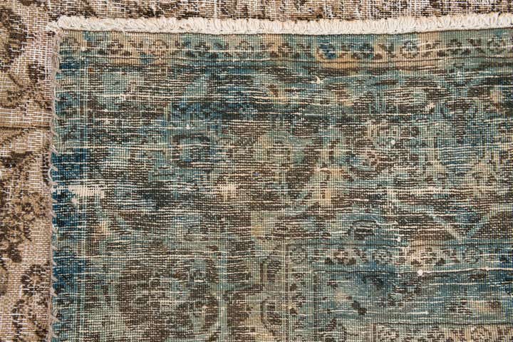 9' x 11' 5 Hand Knotted Ultra Vintage Persian Wool Rug