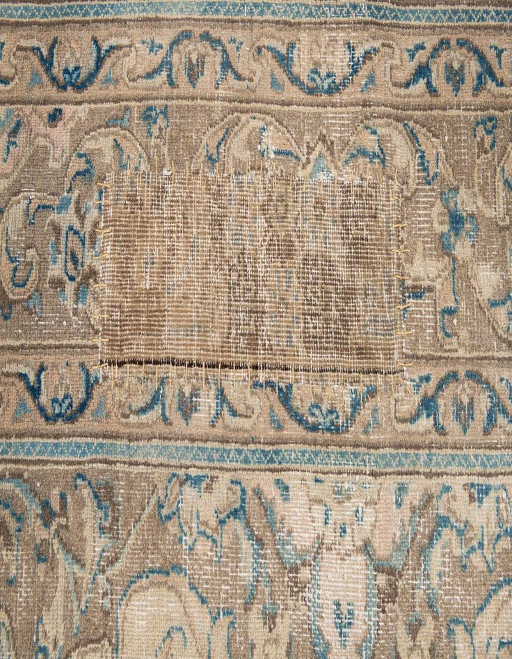 Detail image of 6' 4 x 9' 4  Hand Knotted Ultra Vintage Persian Wool Rug