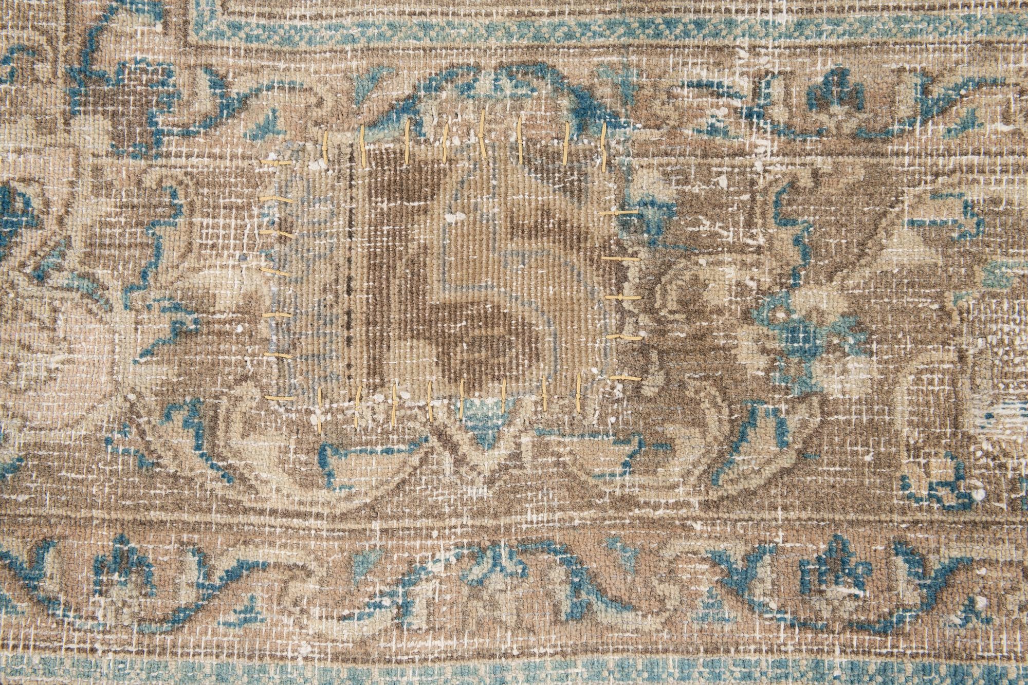 6' 4 x 9' 4 Hand Knotted Ultra Vintage Persian Wool Rug