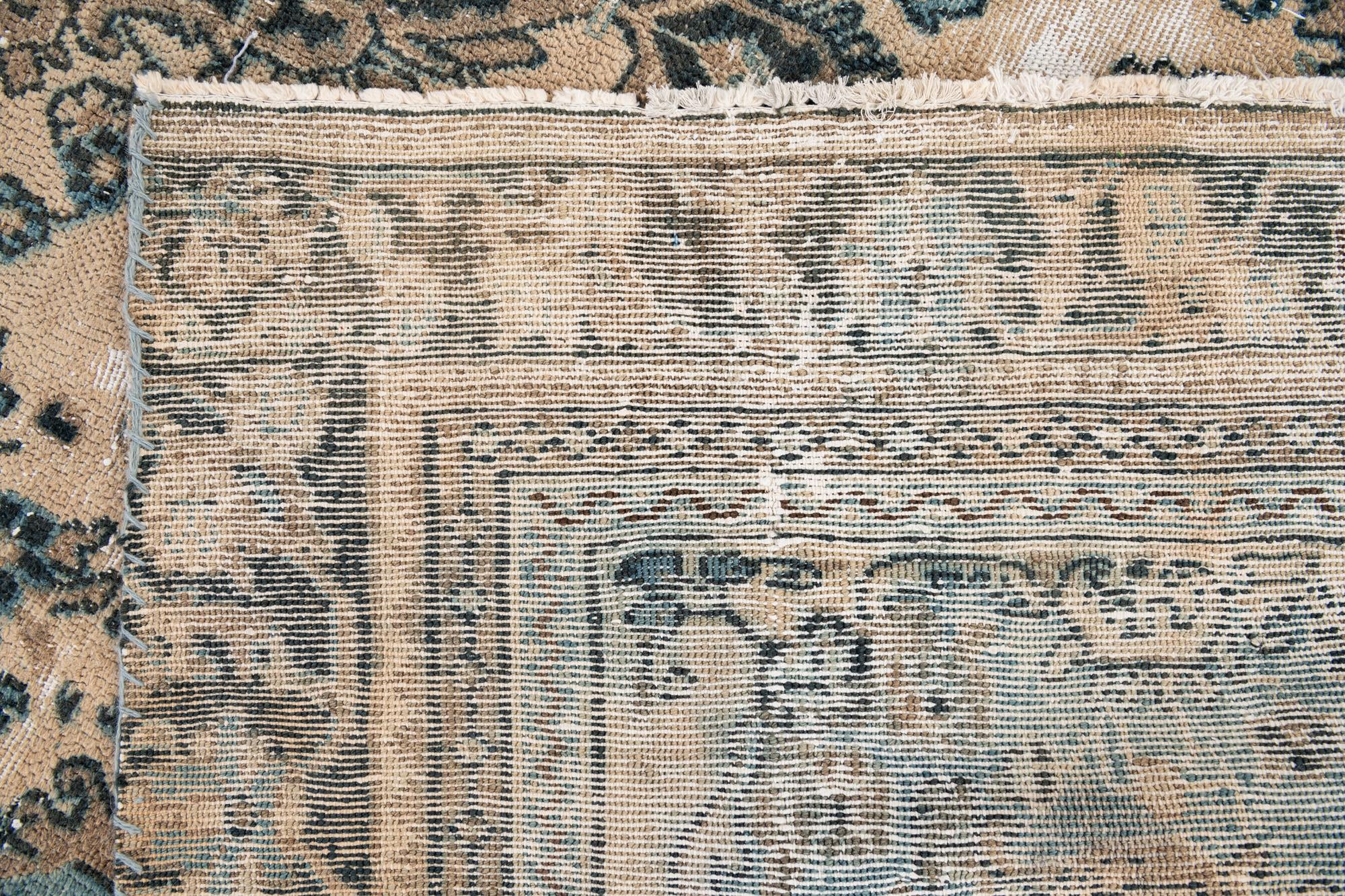 6' 3 x 9' 9 Hand Knotted Ultra Vintage Persian Wool Rug