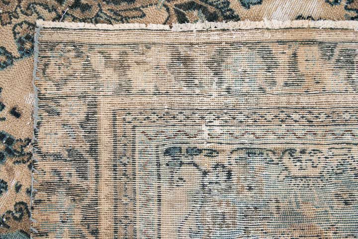 6' 3 x 9' 9 Hand Knotted Ultra Vintage Persian Wool Rug