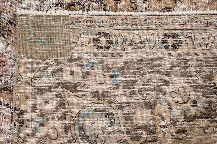 7' 2 x 10' 2 Hand Knotted Ultra Vintage Persian Wool Rug