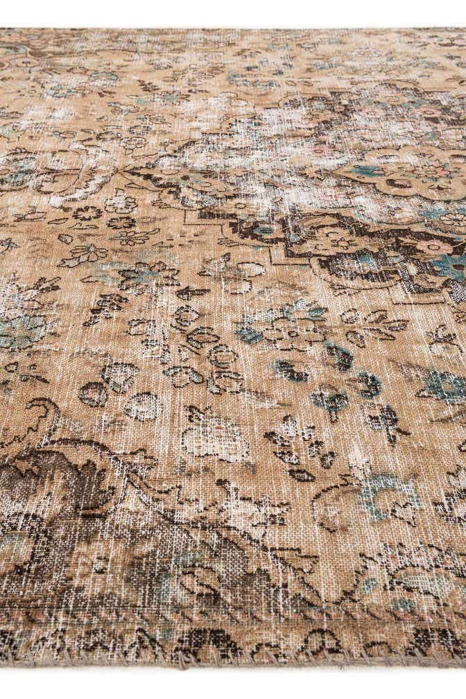 7' 2 x 10' 2 Hand Knotted Ultra Vintage Persian Wool Rug