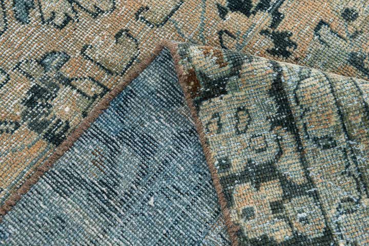 6' 5 x 9' 6 Hand Knotted Ultra Vintage Persian Wool Rug