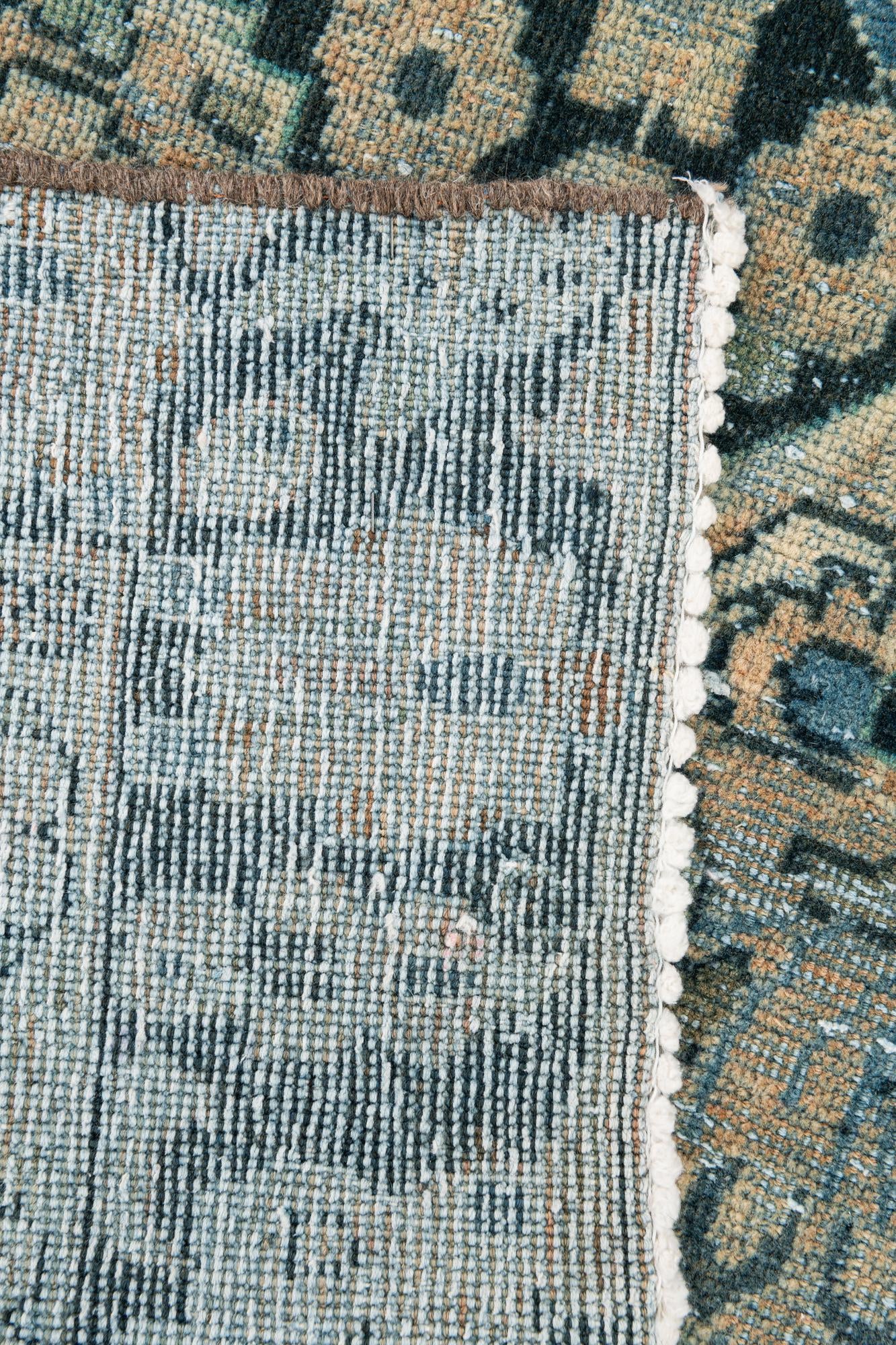 6' 5 x 9' 6 Hand Knotted Ultra Vintage Persian Wool Rug