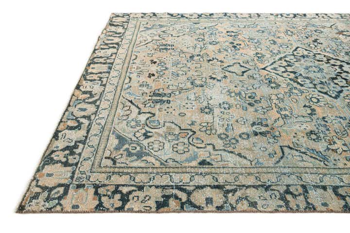 6' 5 x 9' 6 Hand Knotted Ultra Vintage Persian Wool Rug