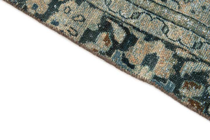 6' 5 x 9' 6 Hand Knotted Ultra Vintage Persian Wool Rug