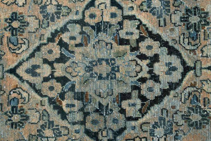 6' 5 x 9' 6 Hand Knotted Ultra Vintage Persian Wool Rug