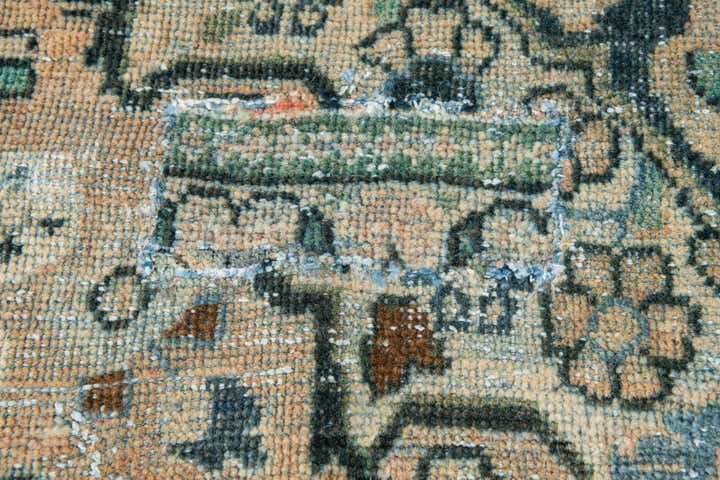 6' 5 x 9' 6 Hand Knotted Ultra Vintage Persian Wool Rug