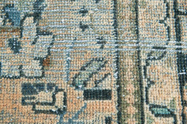 6' 5 x 9' 6 Hand Knotted Ultra Vintage Persian Wool Rug