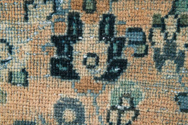 6' 5 x 9' 6 Hand Knotted Ultra Vintage Persian Wool Rug