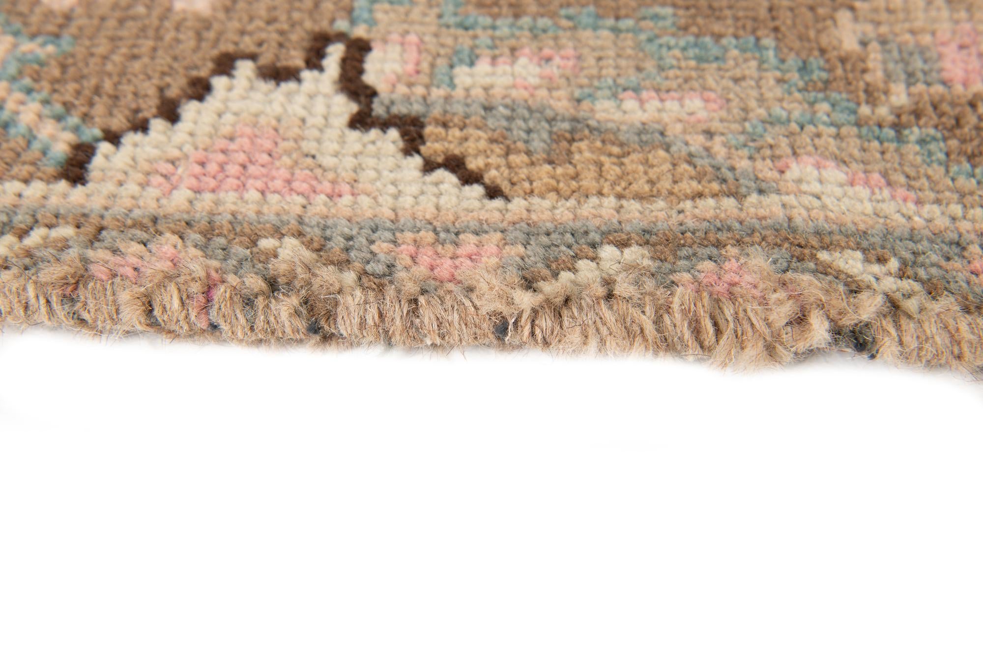 7' 1 x 9' 9 Hand Knotted Ultra Vintage Persian Wool Rug