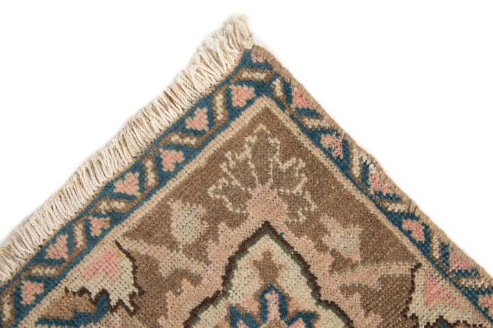 7' 1 x 9' 9 Hand Knotted Ultra Vintage Persian Wool Rug