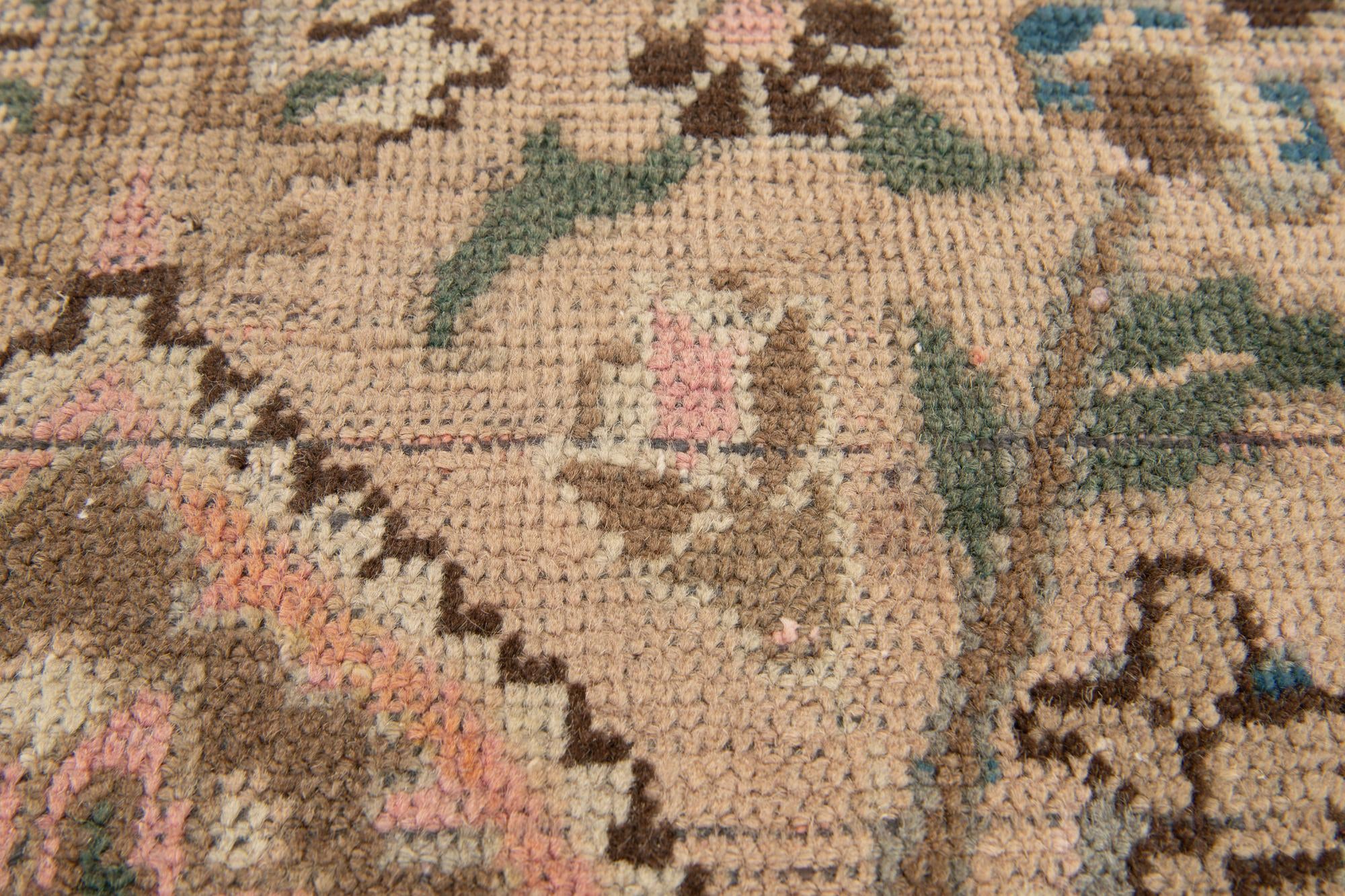 7' 1 x 9' 9 Hand Knotted Ultra Vintage Persian Wool Rug