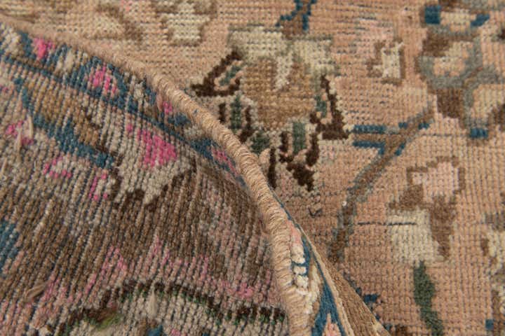 7' 1 x 9' 9 Hand Knotted Ultra Vintage Persian Wool Rug