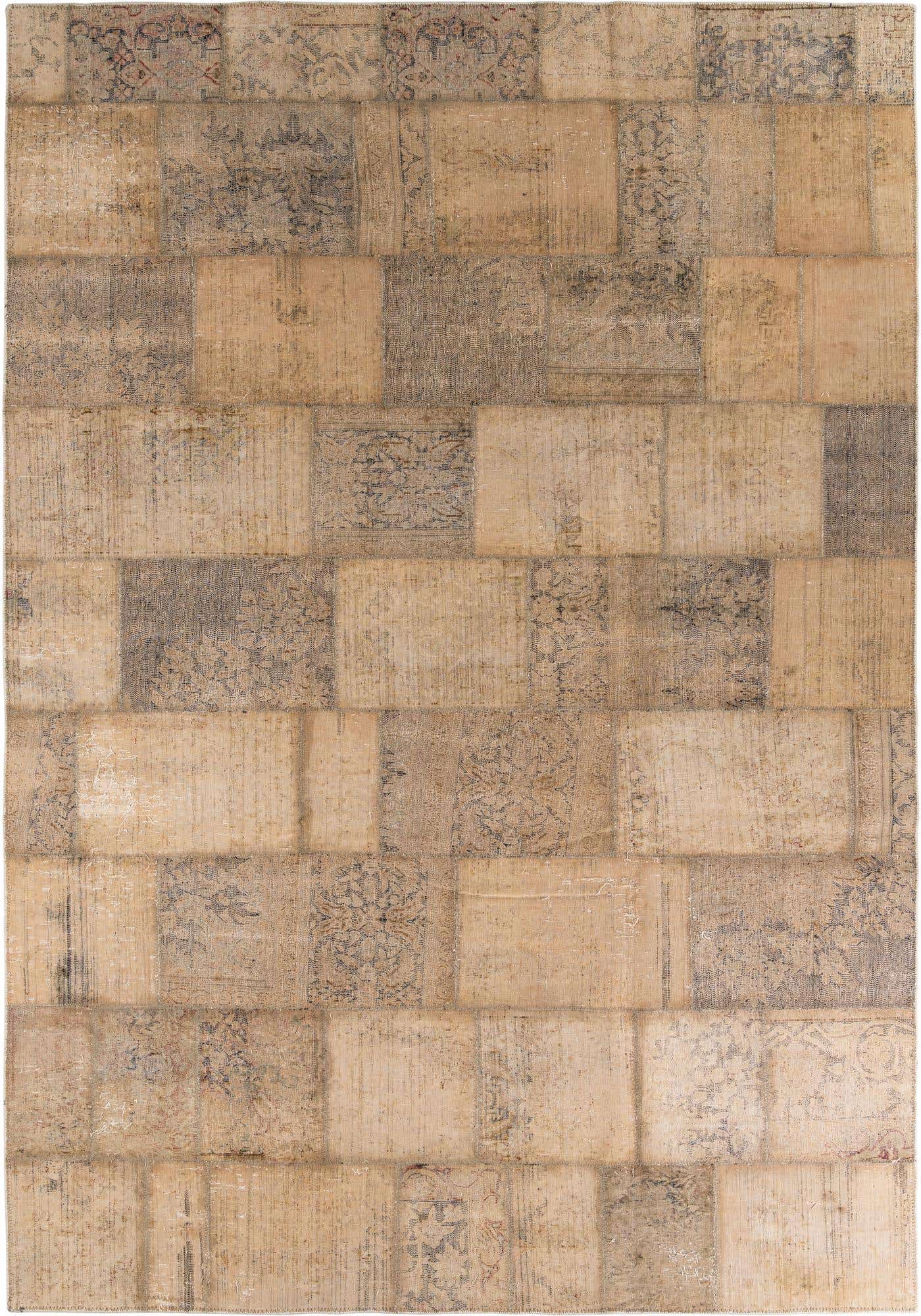 8' 2 x 11' 8 Hand Knotted Ultra Vintage Persian Wool Rug