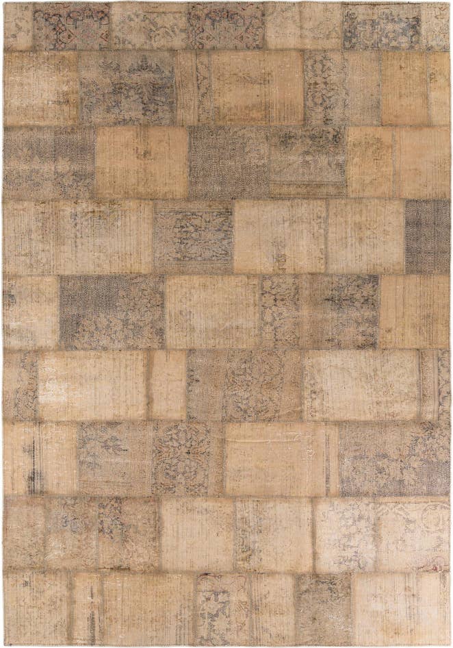 Detail image of 8' 2 x 11' 8 Hand Knotted Ultra Vintage Persian Wool Rug