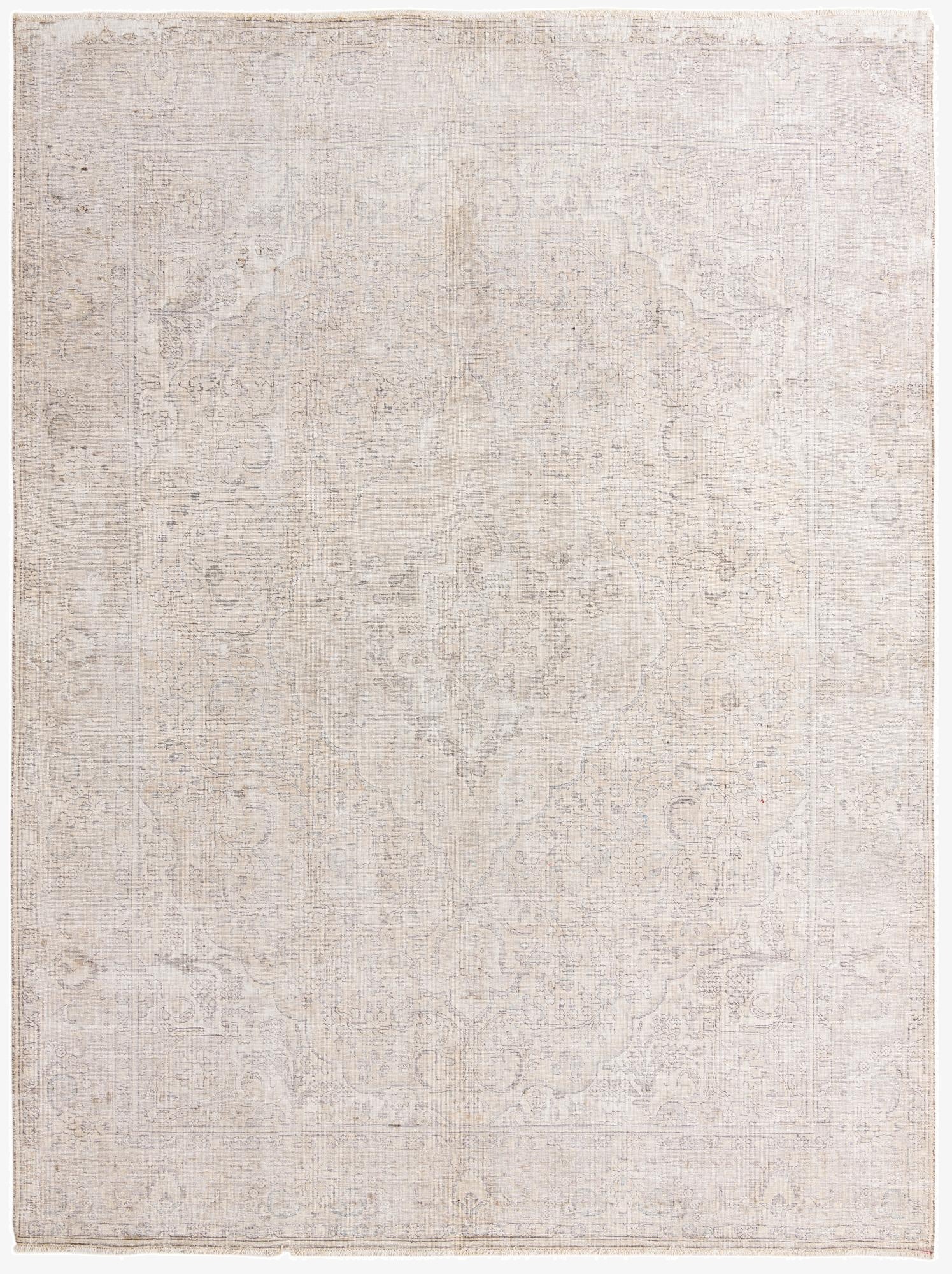 9' 9 x 13' 1  Hand Knotted Ultra Vintage Persian Wool Rug