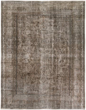 9' 6 x 12' 6 Hand Knotted Ultra Vintage Persian Wool Rug