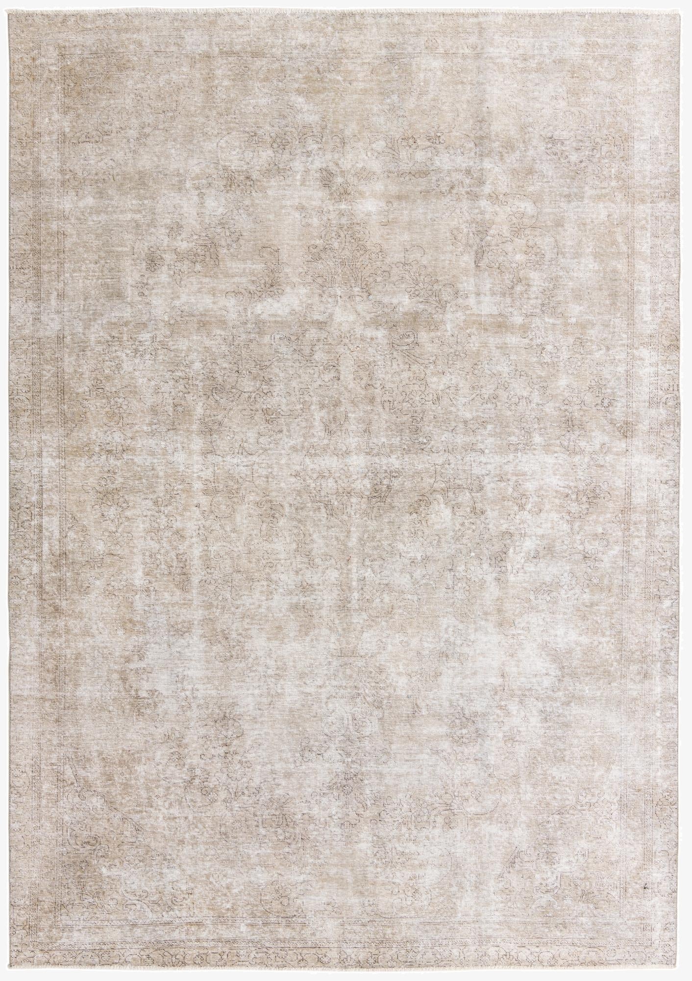 7' 11 x 11' 2  Hand Knotted Ultra Vintage Persian Wool Rug