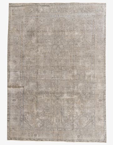 8' x 11' 2 Hand Knotted Ultra Vintage Persian Wool Rug