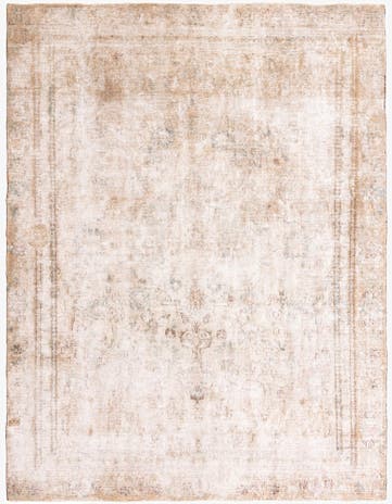 8' 2 x 11' Hand Knotted Ultra Vintage Persian Wool Rug