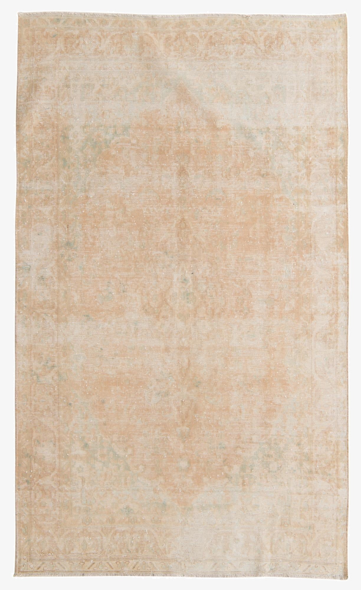 Primary image 4' 11 x 8' 3  Hand Knotted Ultra Vintage Persian Wool Rug