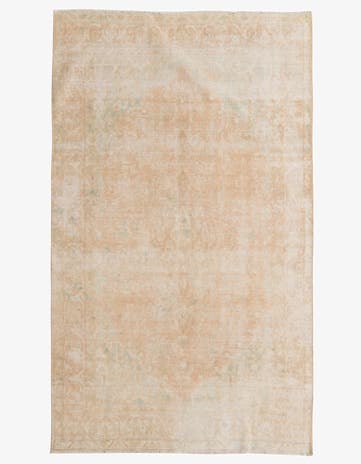 4' 11 x 8' 3 Hand Knotted Ultra Vintage Persian Wool Rug