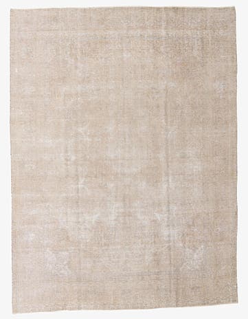 9' 5 x 12' 7 Hand Knotted Ultra Vintage Persian Wool Rug