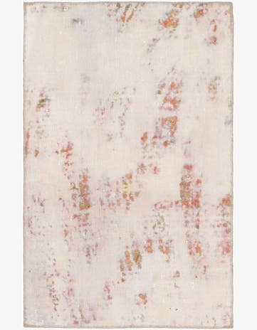 3' 5 x 5' 5 Hand Knotted Ultra Vintage Persian Wool Rug